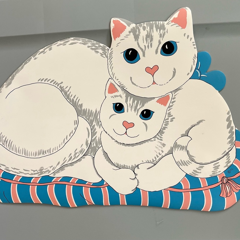 Cat placemats set of 4